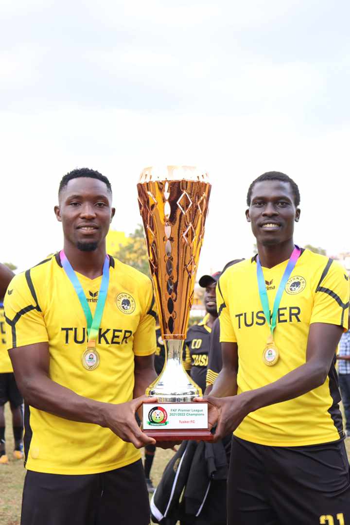 Ibrahim Joshua and Kalos Kirenge hoist league title